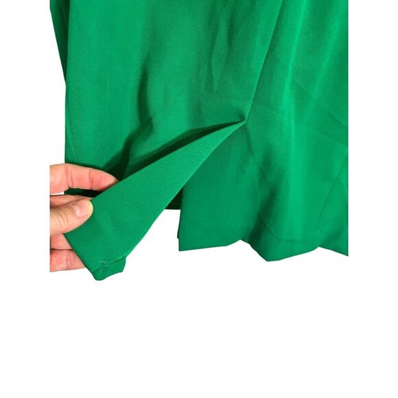 Retro Dress 6 Green Midi Old Money Preppy Classic Boho Western Chic Tassel 80s - Picture 4 of 13